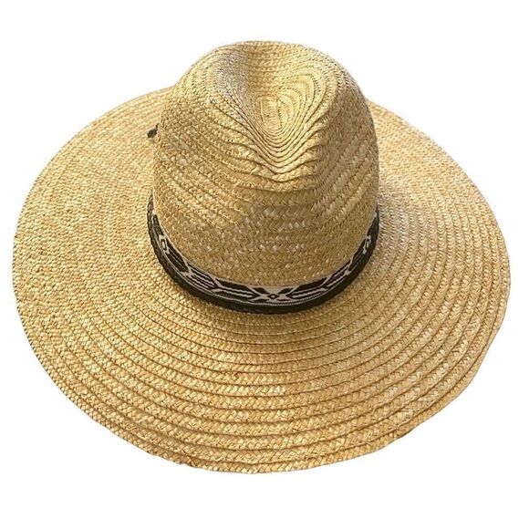 Geo-Trim Straw Panama Hat - Picture 6 of 10